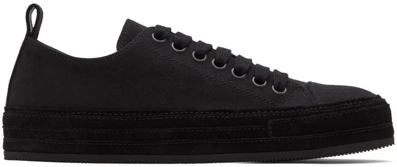 Ann Demeulemeester Black Denim Gert Sneakers (2201-W-N03-185-099)