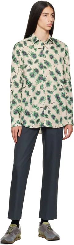 Paul Smith Gray & Khaki Jeco Sneakers (M1S-VLO14-JECO)