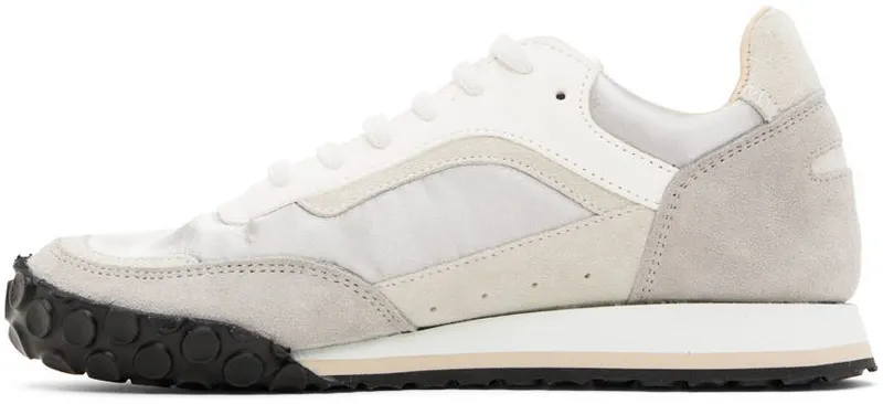 Spalwart Gray & White Track Trainer Sneakers (65039730030)