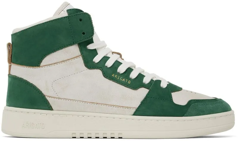 Axel Arigato Green & Gray Dice Hi Sneakers (41015)
