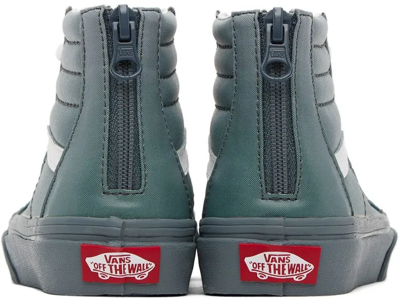 Vans Kids Gray Sk8-Hi Zip Little Kids Sneakers (VN0A5ELFGRY)