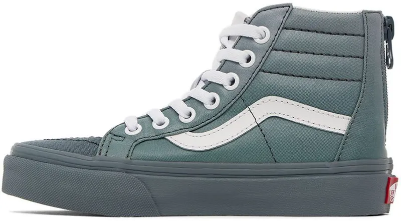 Vans Kids Gray Sk8-Hi Zip Little Kids Sneakers (VN0A5ELFGRY)