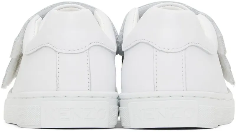 Kenzo Kids Black & Red Tiger Sneakers (K59039)