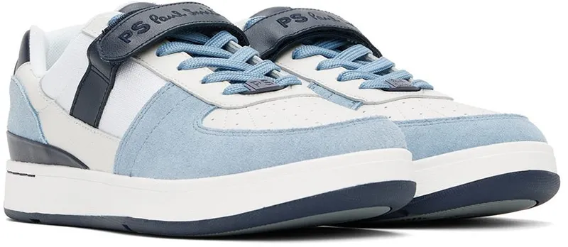 PS by Paul Smith Off-White & Blue Toledo Sneakers (M2S-TOL02-JSUE)