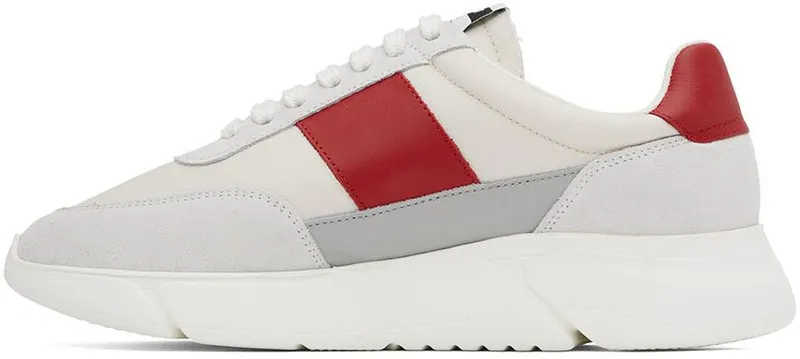 Axel Arigato Off-White & Red Genesis Vintage Runner Sneakers (F0084071)