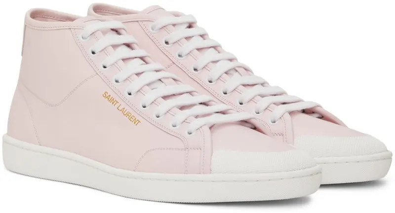 Saint Laurent Pink Court Classic SL/39 Sneakers (652773AAAIF)