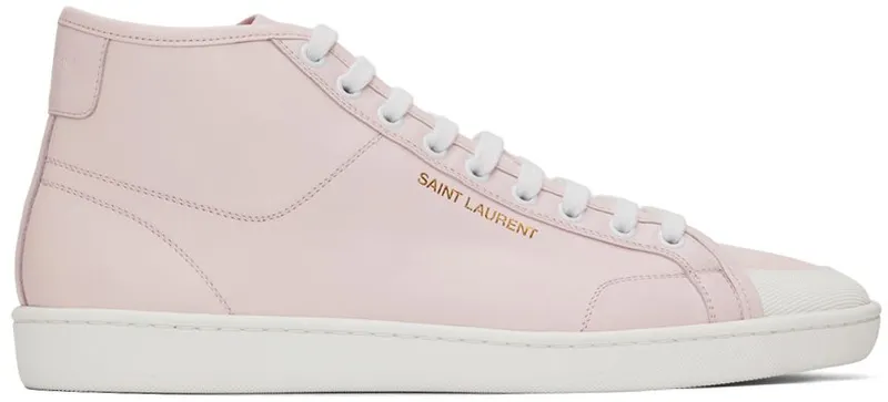 Saint Laurent Pink Court Classic SL/39 Sneakers (652773AAAIF)