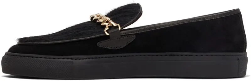 Human Recreational Services SSENSE Exclusive Black Hair Loafers (UE21GF0300X1C8)