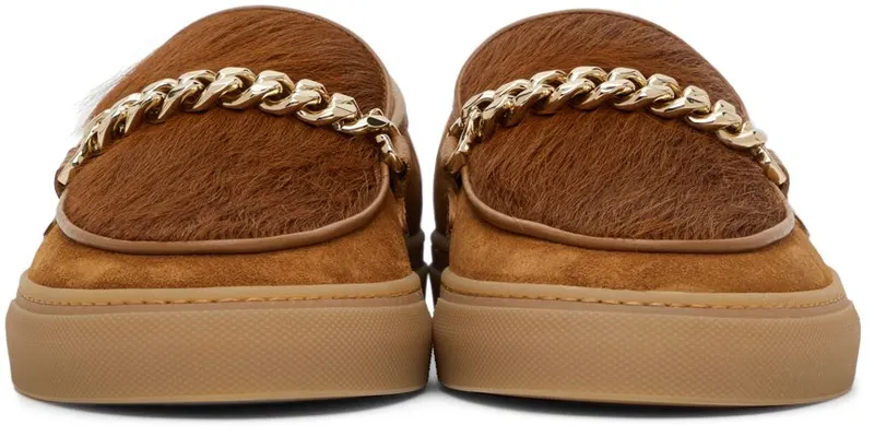 Human Recreational Services SSENSE Exclusive Brown Hair Loafers (UE21GF0300X1C7)