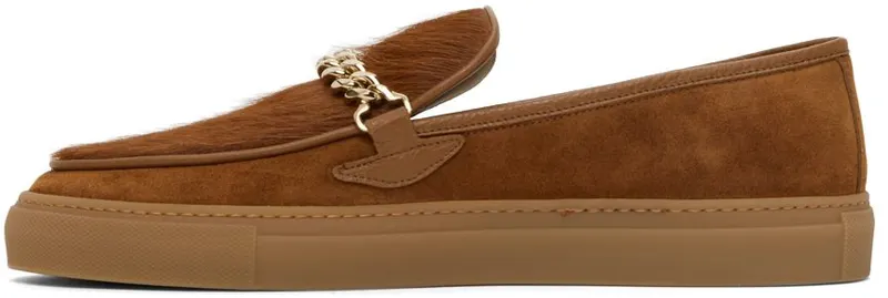 Human Recreational Services SSENSE Exclusive Brown Hair Loafers (UE21GF0300X1C7)