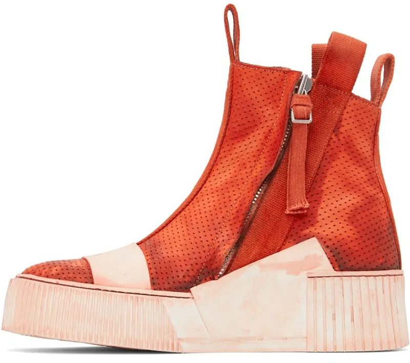 Boris Bidjan Saberi SSENSE Exclusive Red Bamba 3.1 Sneakers (SSNSx17)