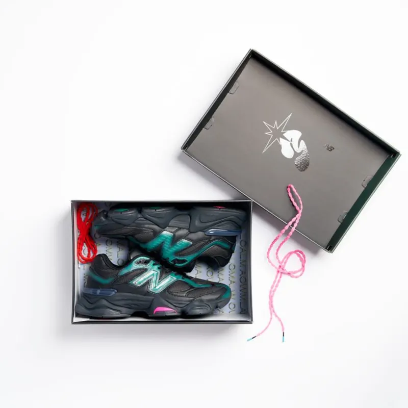 New Balance 9060 Mowalola Burglarwear Black Teal Pink Black / Teal / Pink (U9060ML)