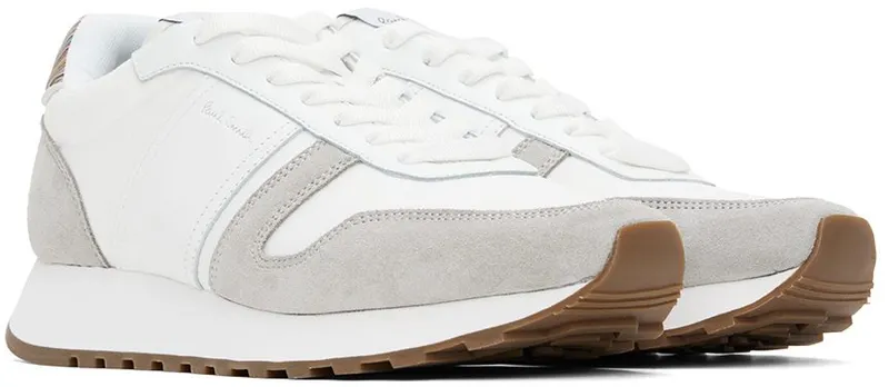 Paul Smith White & Gray Eighties Sneakers (M1S-EIG07-JSUE)