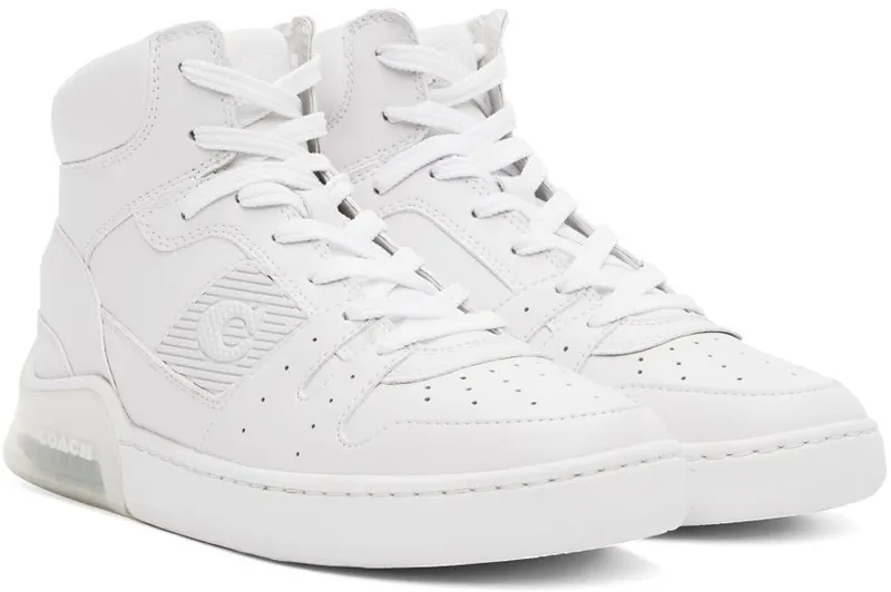 Coach 1941 White Citysole High Sneakers (CB252)