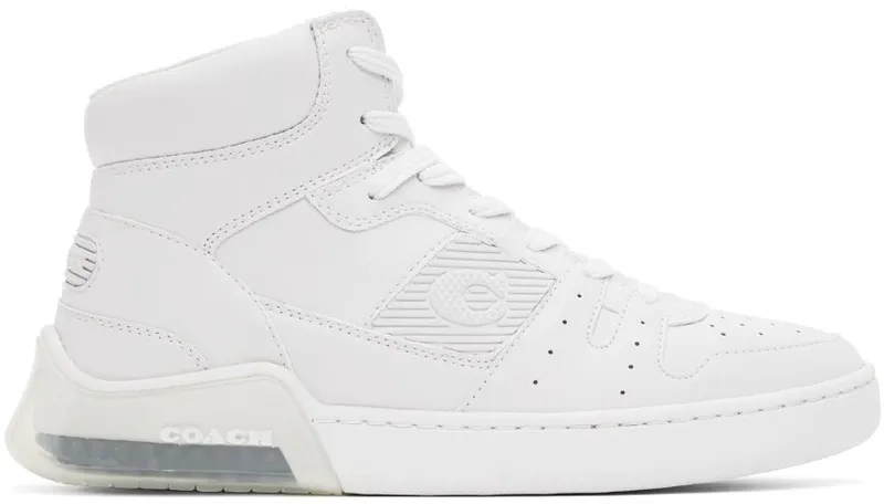 Coach 1941 White Citysole High Sneakers (CB252)