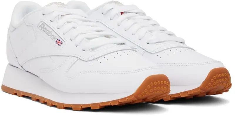 Reebok Classic Leather Schoenen Cloud White / Pure Grey 3 / Reebok Rubber Gum-03
