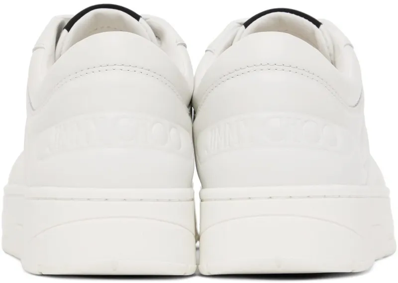 Jimmy Choo White Hawaii/F Sneakers (HAWAII/F CLF)