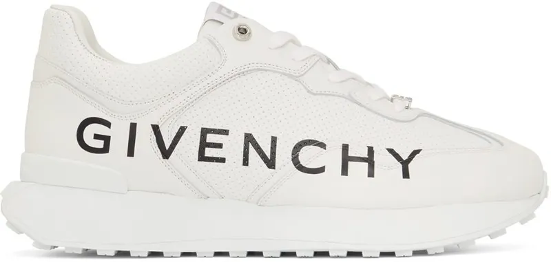 Givenchy White Leather Sneakers (BH005CH16R)