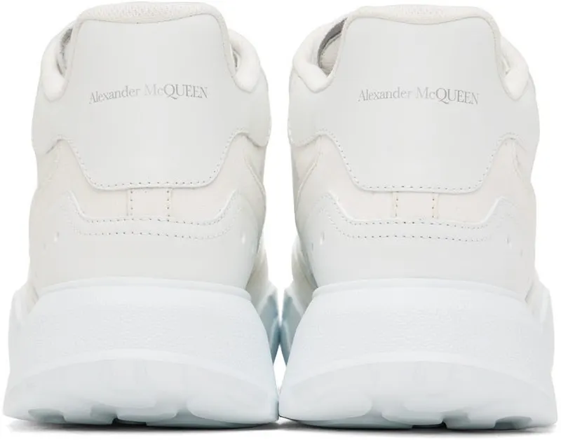 Alexander McQueen White New Court Low-Top Sneakers (708082WICD6)