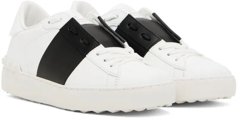 Valentino Garavani White Open Sneakers (1W2S0781BLU)