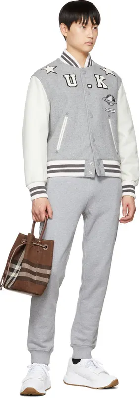 Burberry White Perforated Low-Top Sneakers (8052973)