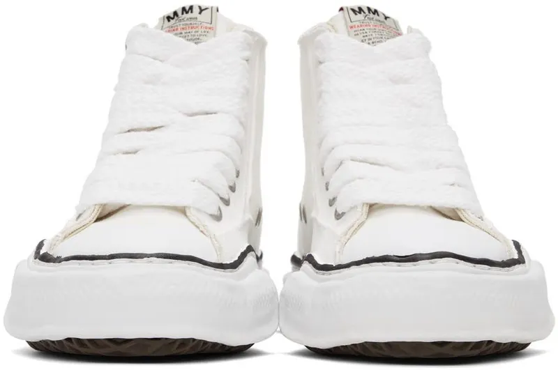 Miharayasuhiro White Peterson High-Top Sneakers (A08FW715)