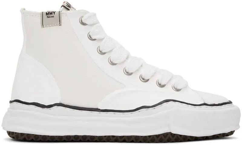 Miharayasuhiro White Peterson High-Top Sneakers (A08FW715)