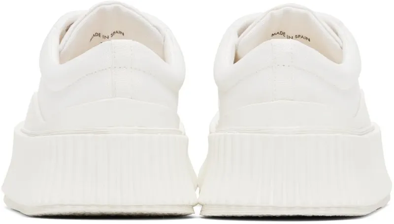 Jil Sander White Platform Sneakers (J15WS0002_P4868)