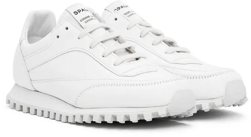 Comme des Garçons Comme des Garçons White Spalwart Edition Hybrid Low Sneakers (RI-K101-001)