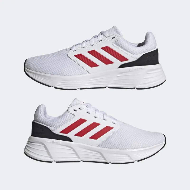 adidas Galaxy 6 Cloud White / Better Scarlet / Core Black (HP2428)