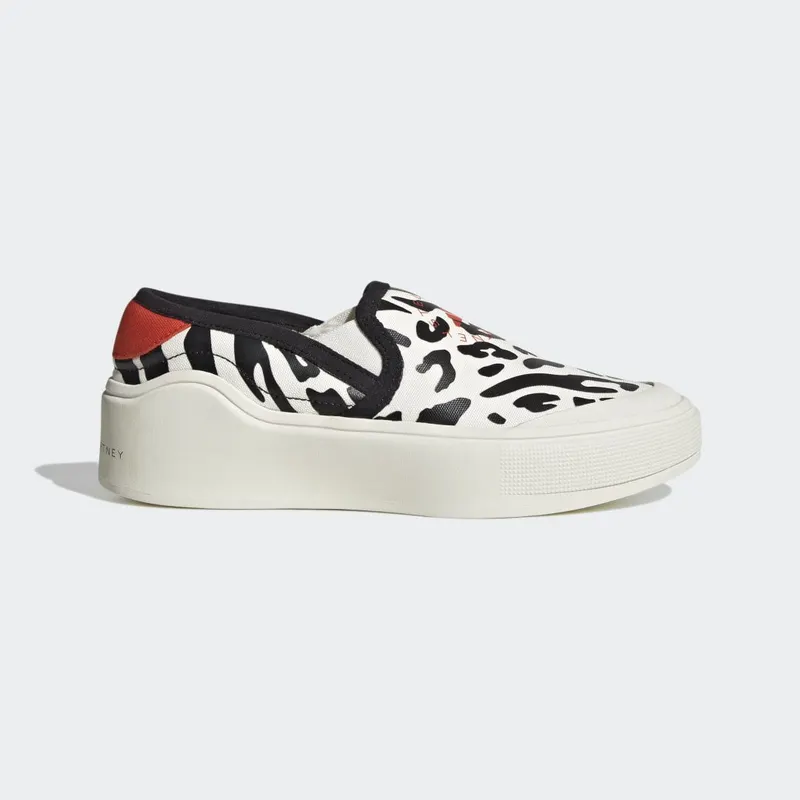 adidas adidas by Stella McCartney Court Slip-On Off White / Core Black / Burnt Cayenne (HP3210)