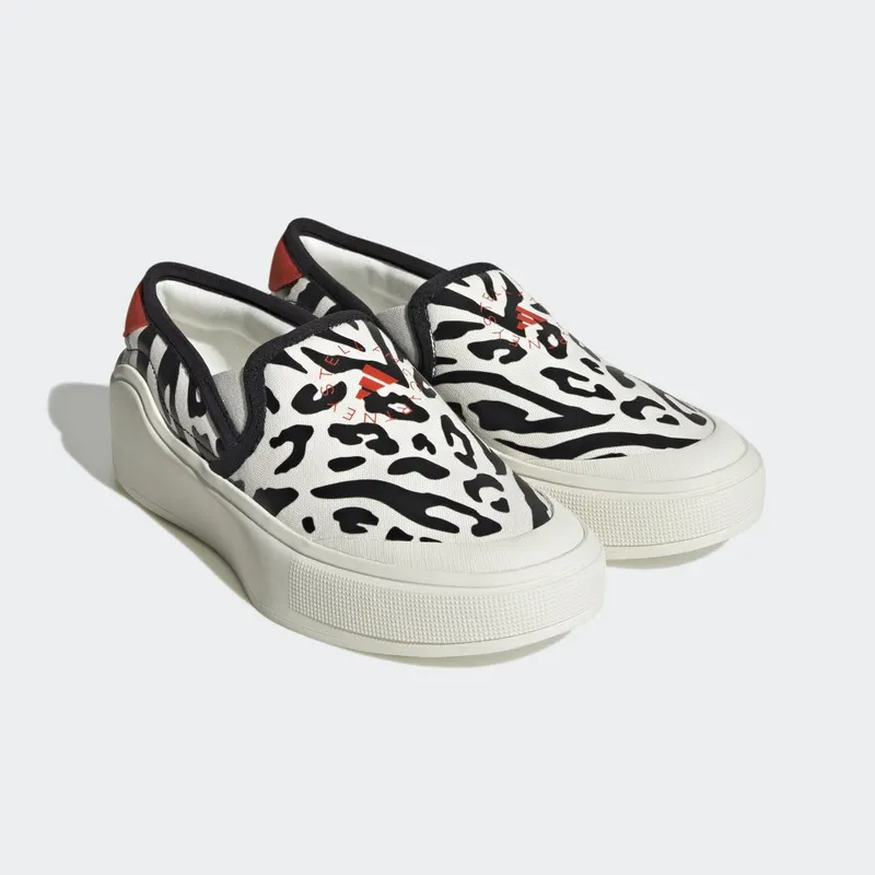 adidas adidas by Stella McCartney Court Slip-On Off White / Core Black / Burnt Cayenne (HP3210)