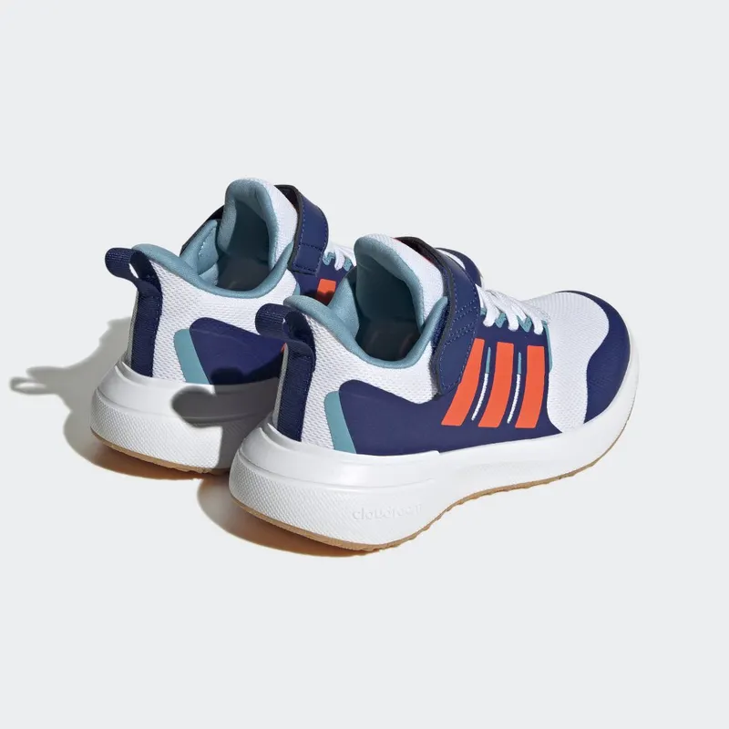 adidas FortaRun 2.0 Cloudfoam met Elastische Veters en Klittenband Cloud White / Solar Red / Victory Blue (HP5450)