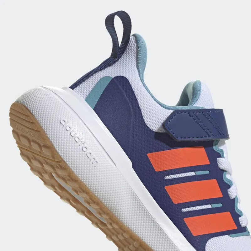 adidas FortaRun 2.0 Cloudfoam met Elastische Veters en Klittenband Cloud White / Solar Red / Victory Blue (HP5450)
