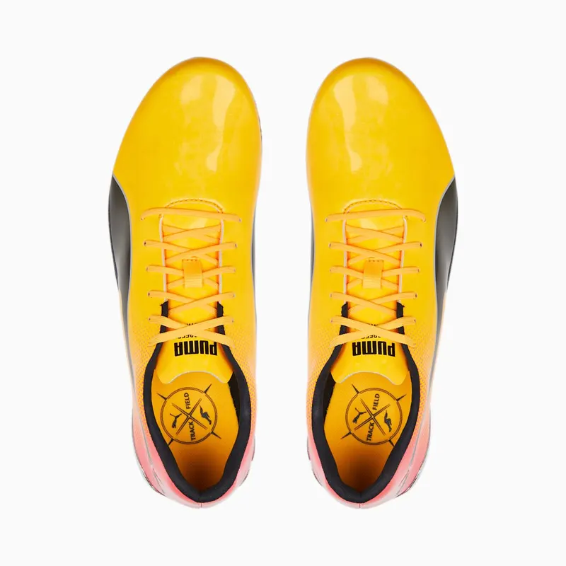 Men’s PUMA Evospeed Electric 13 Track And Field Sun Stream/Sunset Glow/Black Sun Stream/Sunset Glow/Black (377000-01)