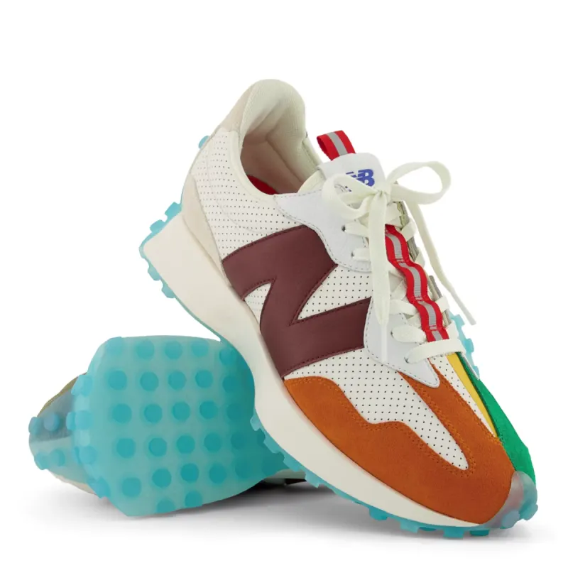 New Balance 327 Dejounte Murray Heat Up Beige Beige / Orange (MS327FCO)