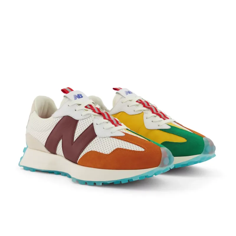 New Balance 327 Dejounte Murray Heat Up Beige Beige / Orange (MS327FCO)