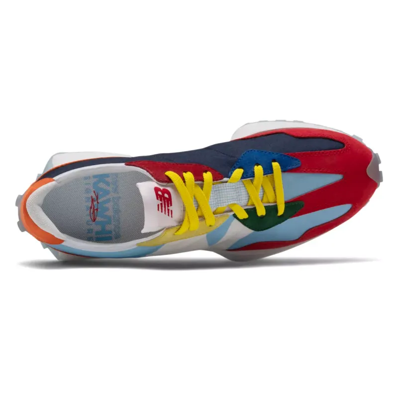 New Balance 327 Kawhi Seismic Moment Munsell White / Team Carolina-team Orange (MS327BSM)