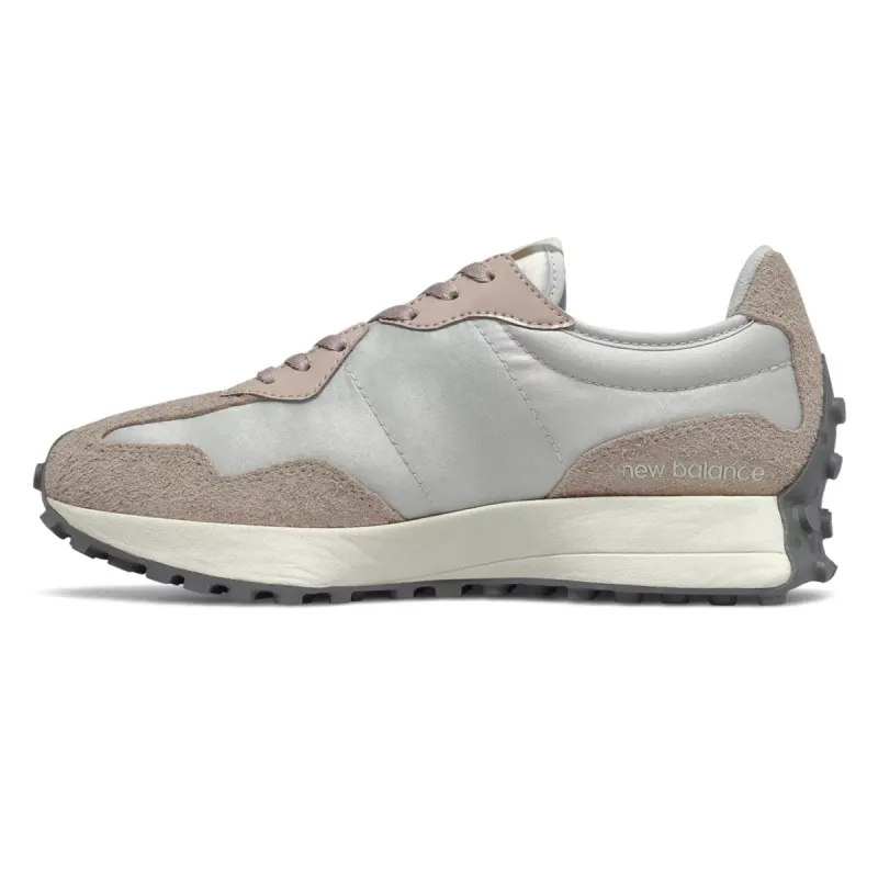 New Balance 327 White Birch (W) White / White / Maroon (WS327SFA)
