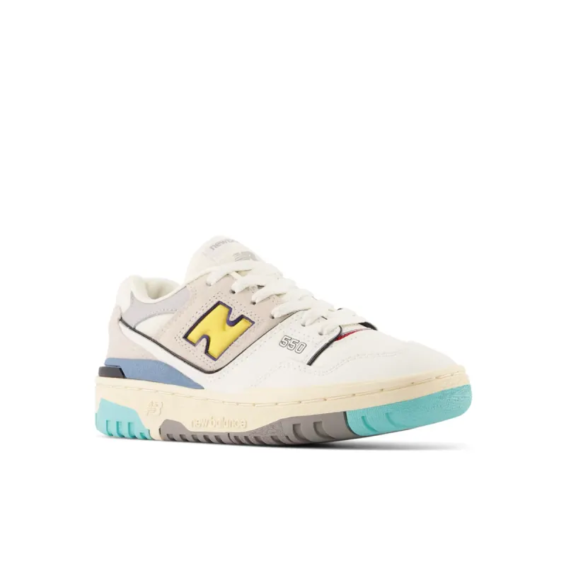 New Balance 550 Sea Salt Yellow (GS) Sea Salt / Yellow / Cream / White / Surf (GSB550SC)