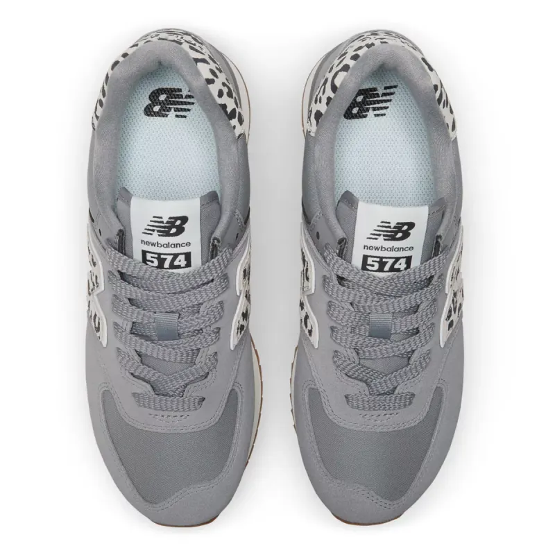 New Balance 574 Plus Shadow Grey Leopard Print (WL574ZDB)