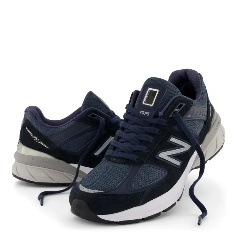 New Balance 990v5 Navy Navy / Silver (M990NV5)