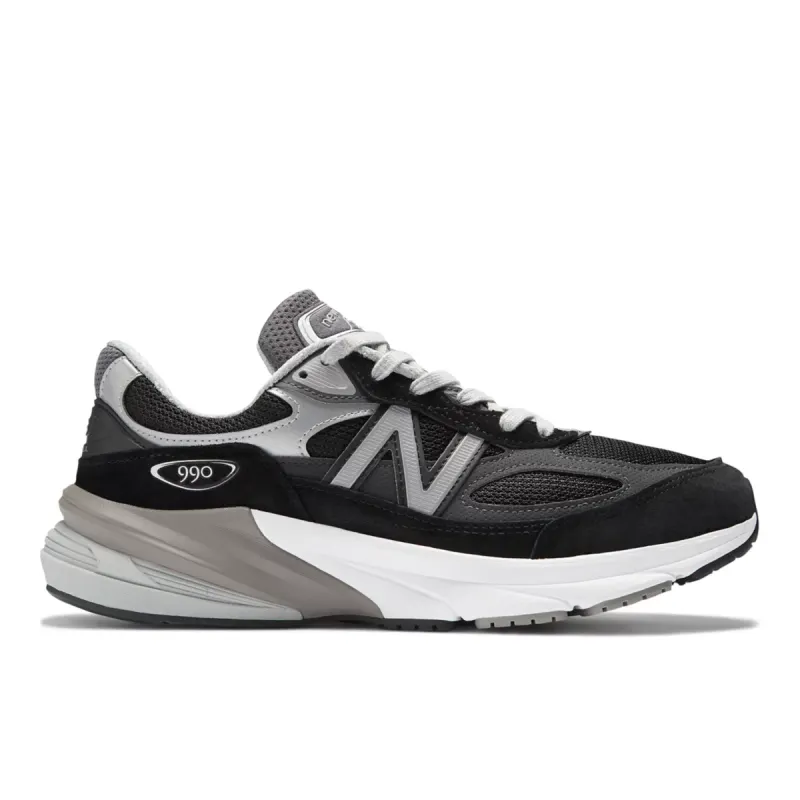 New Balance 990v6 MiUSA Black Grey White (W990BK6)