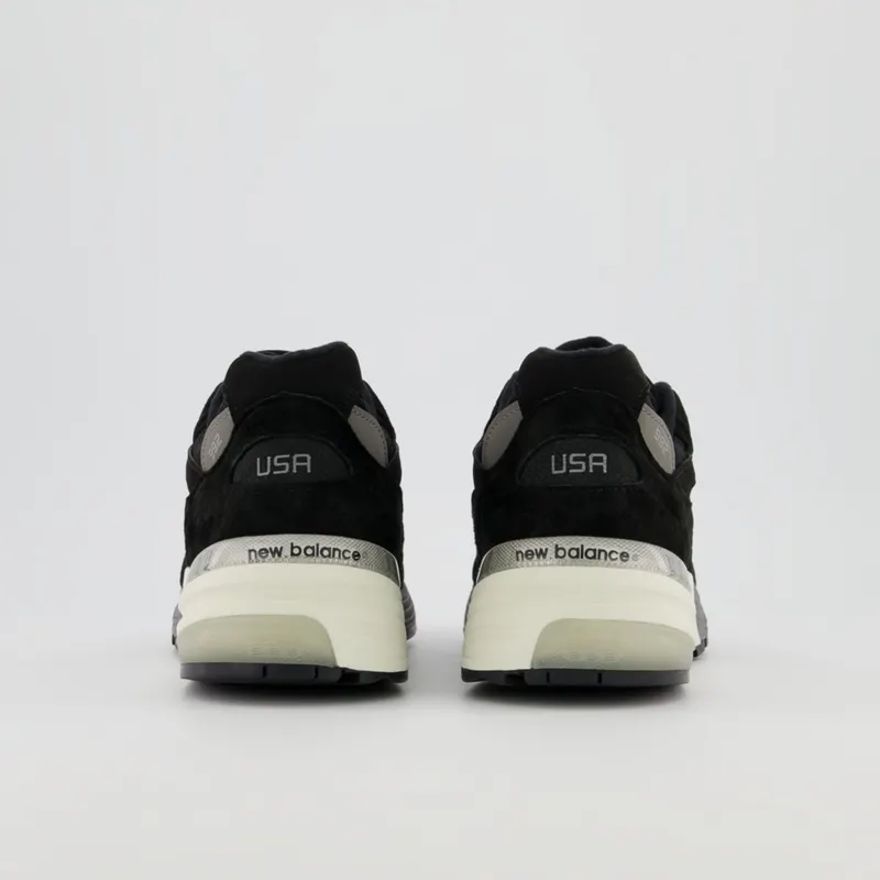 New Balance 992 Black Grey (Made In USA) Black / Grey-white (M992BL)
