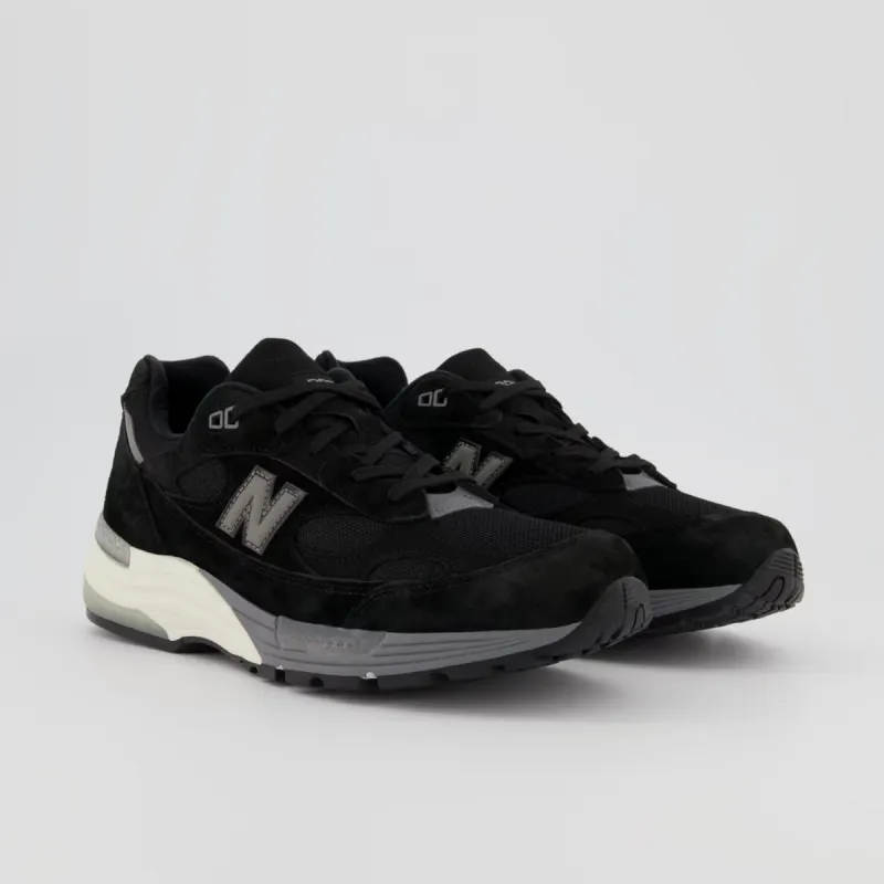 New Balance 992 Black Grey (Made In USA) Black / Grey-white (M992BL)