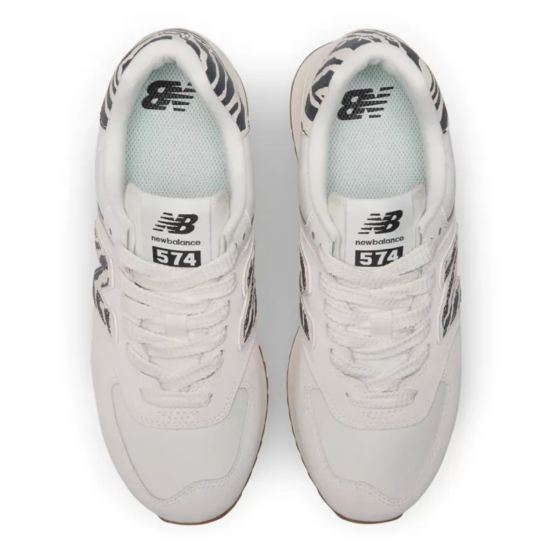 New Balance Dames 574+ Wit (WL574ZDD)