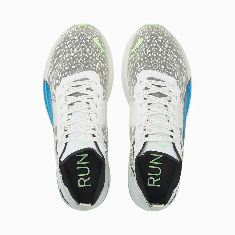 PUMA Deviate Nitro Elite Wildwash Men’s White/Ocean Dive/Fizzy Lime White/Ocean Dive/Fizzy Lime (376538-01)