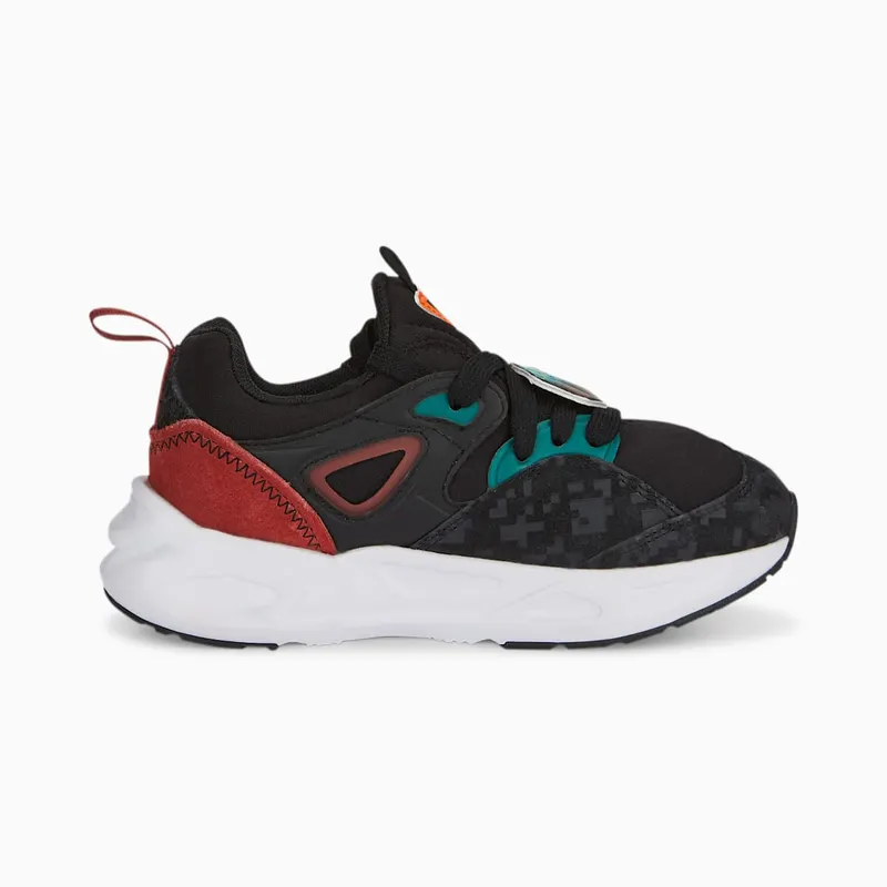 PUMA x Minecraft Trc Blaze Sneakers Kids Black/Teal Green Black/Teal Green (386126-01)