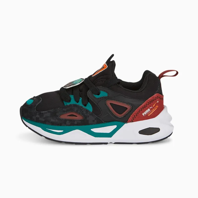 PUMA x Minecraft Trc Blaze Sneakers Kids Black/Teal Green Black/Teal Green (386126-01)