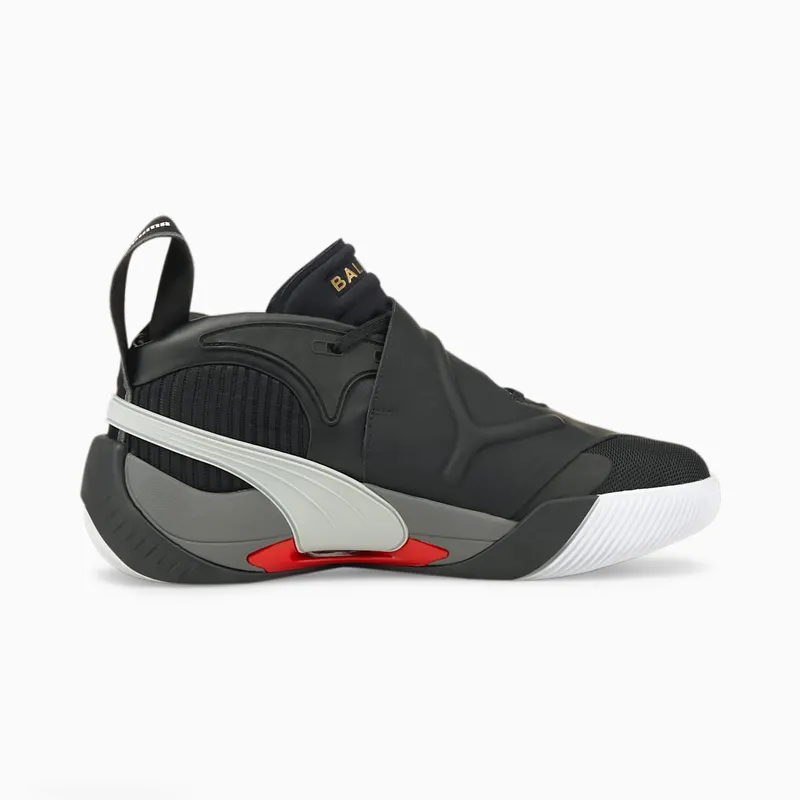 Puma x Balmain Court Black High Risk Red (195683-01)